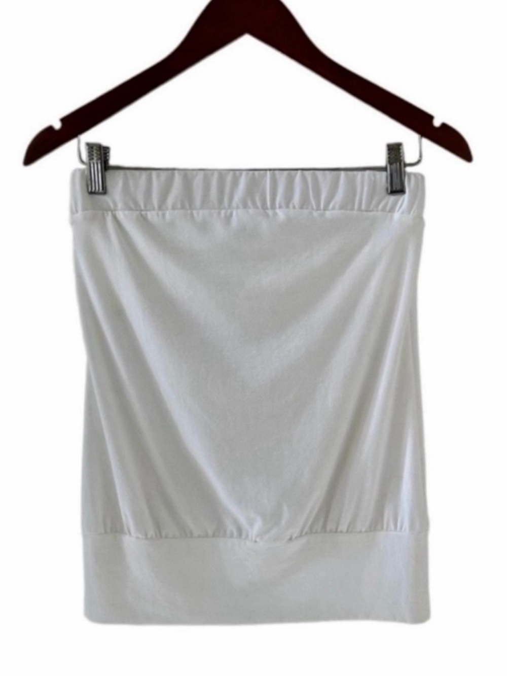 Boston Proper White Strapless Built in Bra Top Size XS - Picture 3 of 9